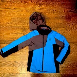 Spyder Kids Jacket - Blue and Brown